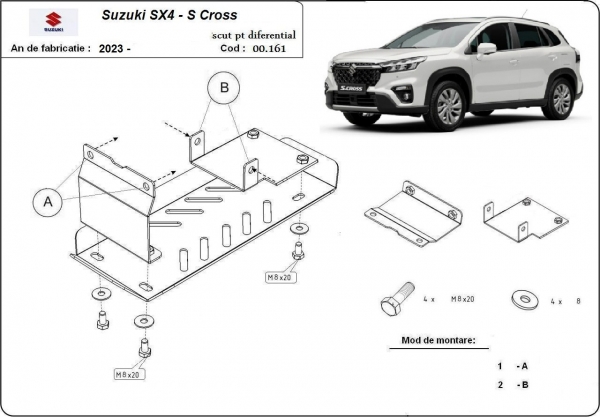 Set de scuturi Suzuki S-Cross 