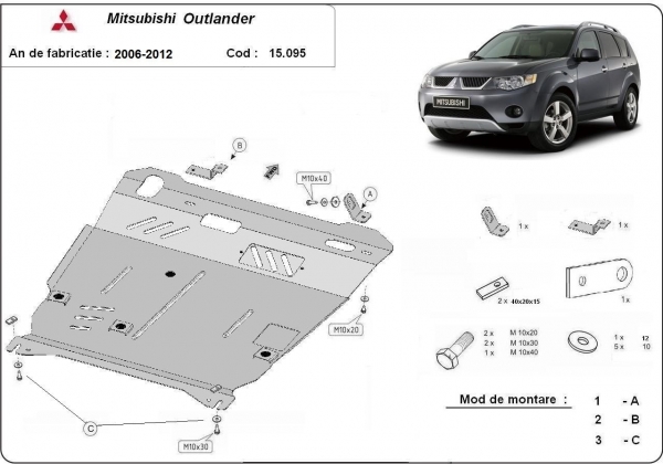 Scut motor Mitsubishi Outlander 