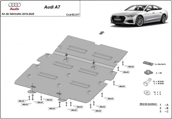 Scut motor Audi A7 
