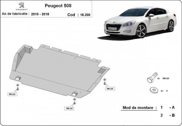 Scut motor Peugeot 508 
