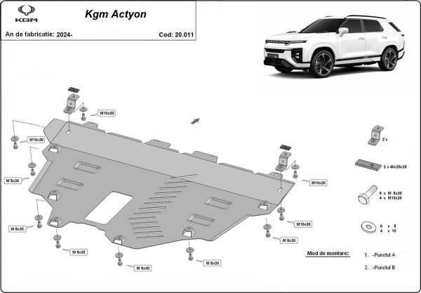 Scut motor KGM Actyon  