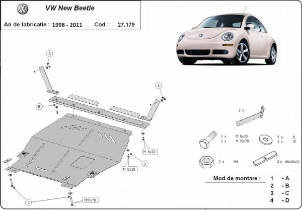 Scut motor Volkswagen New Beetle 