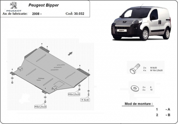 Scut motor Peugeot Bipper 