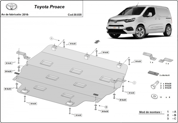 Scut Motor Toyota Proace 