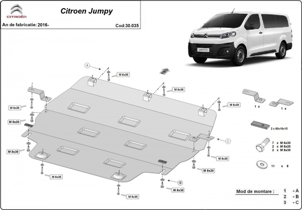 Scut Motor Citroen Jumpy 