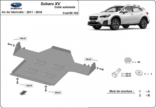 Scut cutie de viteză automată Subaru XV 