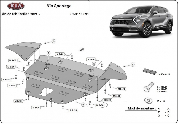 Scut motor Kia Sportage 3