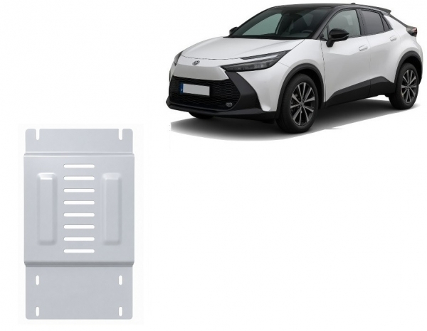 Scut antifurt din aluminiu pentru catalizator Toyota C-HR 