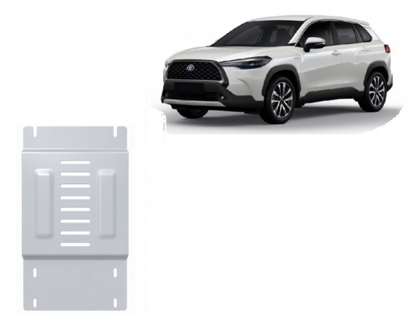 Scut antifurt din aluminiu pentru catalizator Toyota Corolla Cross 1