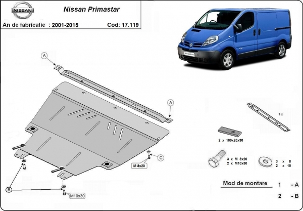 Scut motor Nissan Primastar 