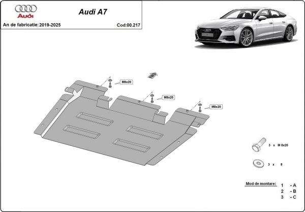 Scut cutie de viteza Audi A7  3