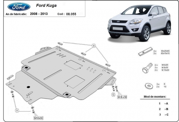 Scut motor Ford Kuga 3