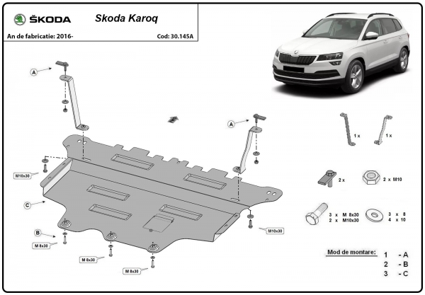 Scut motor Skoda Karoq  