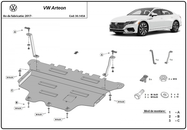 Scut motor Volkswagen Arteon  