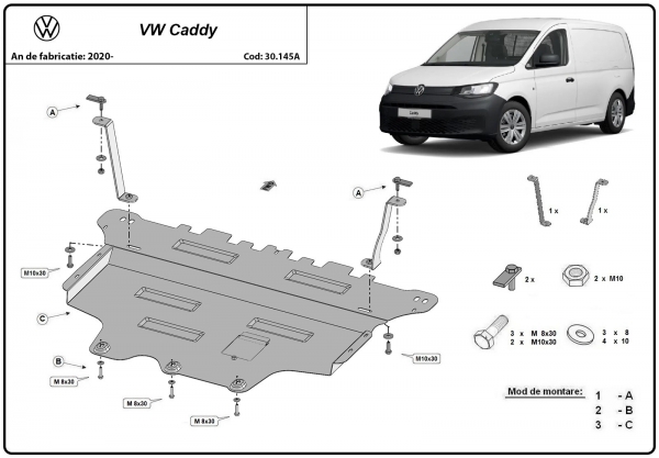 Scut motor VW Caddy  3