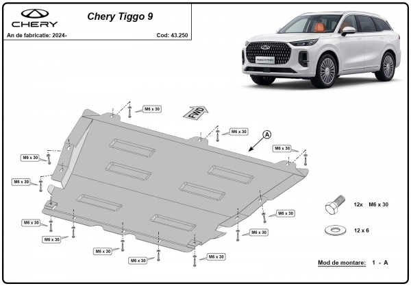 Scut motor Chery Tiggo 9  