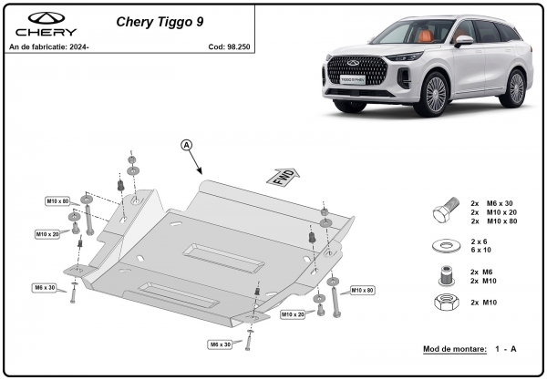 Scut Diferential spate Chery Tiggo 9 