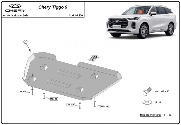 Scut rezervor Chery Tiggo 9 