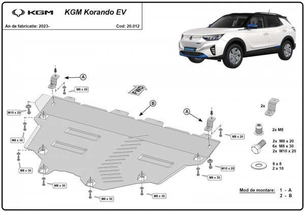 Scut motor KGM Korando EV   3