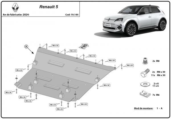 Scut motor Renault 5 E-Tech 3