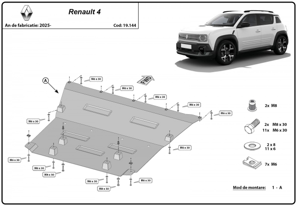 Scut motor Renault 4 E-Tech 3