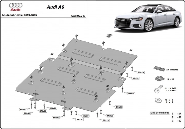 Scut motor Audi A6 3