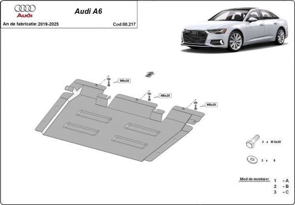 Scut cutie de viteza Audi A6  3