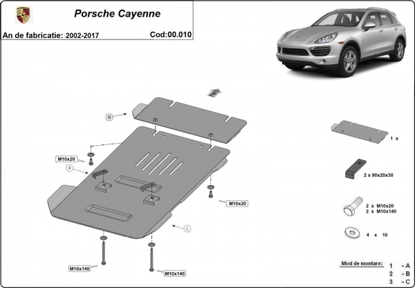 Scut cutie de viteză  Porsche Cayenne 
