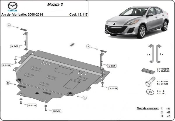 Scut motor Mazda 3 3