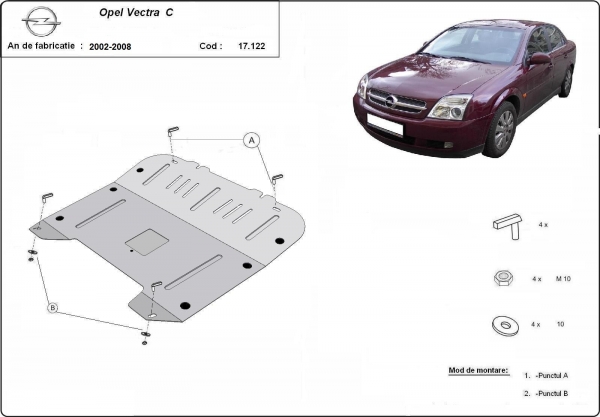 Scut motor Opel Vectra C 