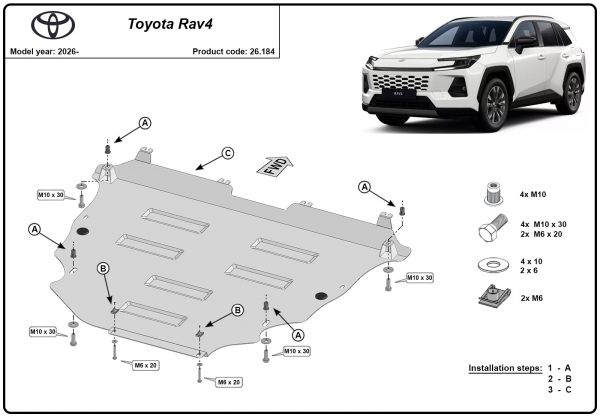 Scut motor Toyota RAV 4 3