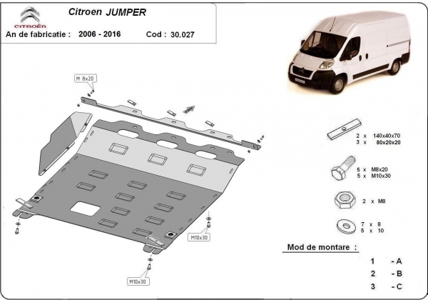 Scut motor Citroen Jumper 3