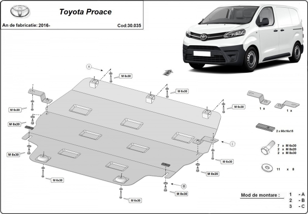 Scut Motor Toyota Proace 3