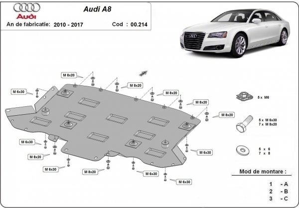 Scut cutie de viteză Audi A8 3