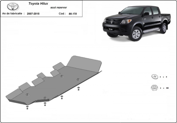 Scut rezervor Toyota Hilux 3