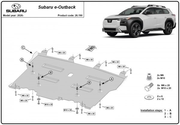 Scut motor Subaru E-Outback 3