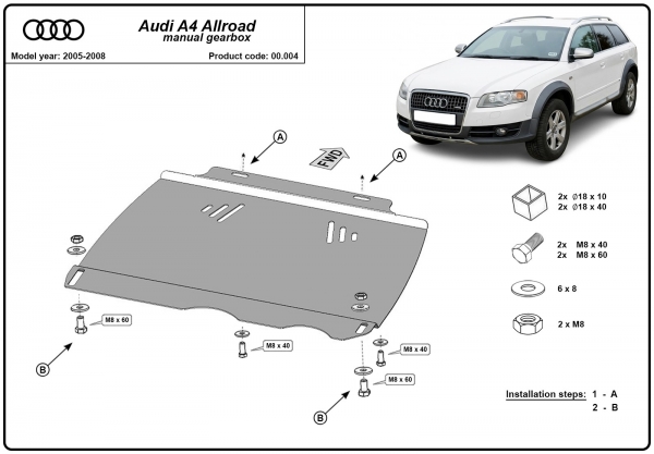 Scut cutie de viteză manuală  Audi A4 B7 All Road 3