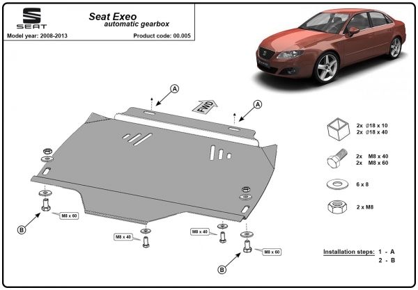 Scut cutie de viteză automată Seat Exeo 3