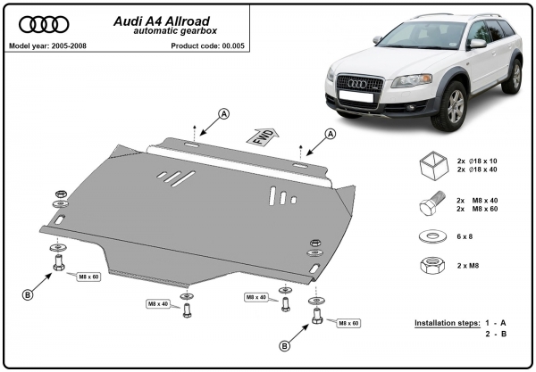 Scut cutie de viteză automată Audi A4 B7 All Road 3