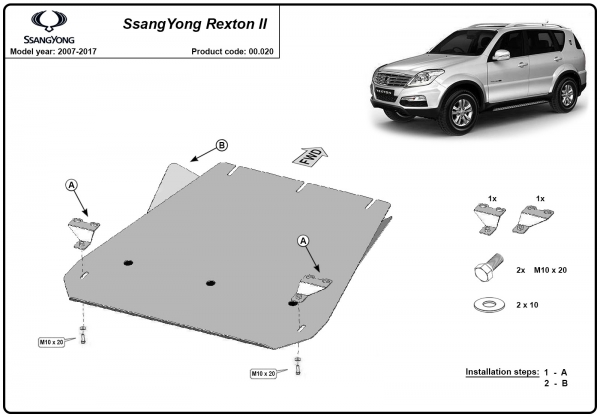 Scut cutie de viteză SsangYong Rexton 2 3