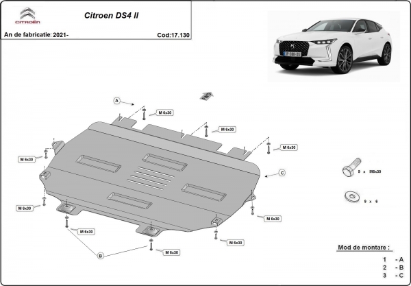 Scut motor Citroen DS4 II 3