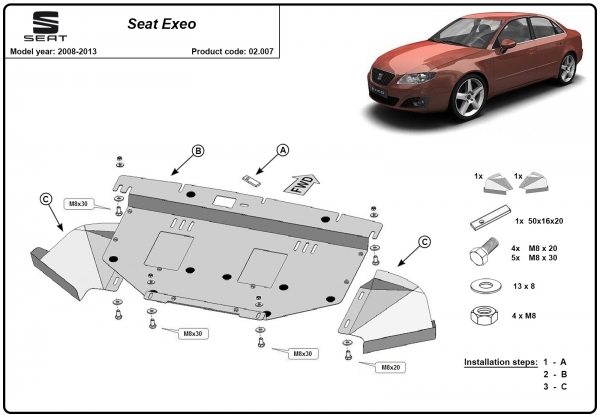 Scut motor Seat Exeo 3