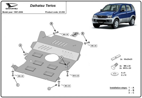 Scut motor Daihatsu Terios 3