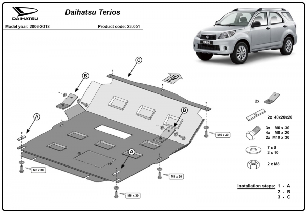 Scut motor Daihatsu Terios 3