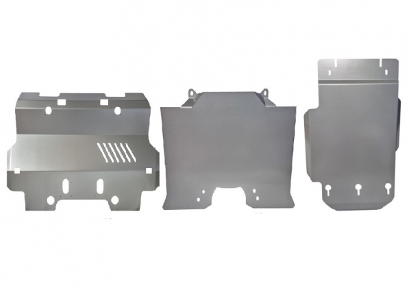 Set de scuturi din aluminiu  Toyota Land Cruiser 