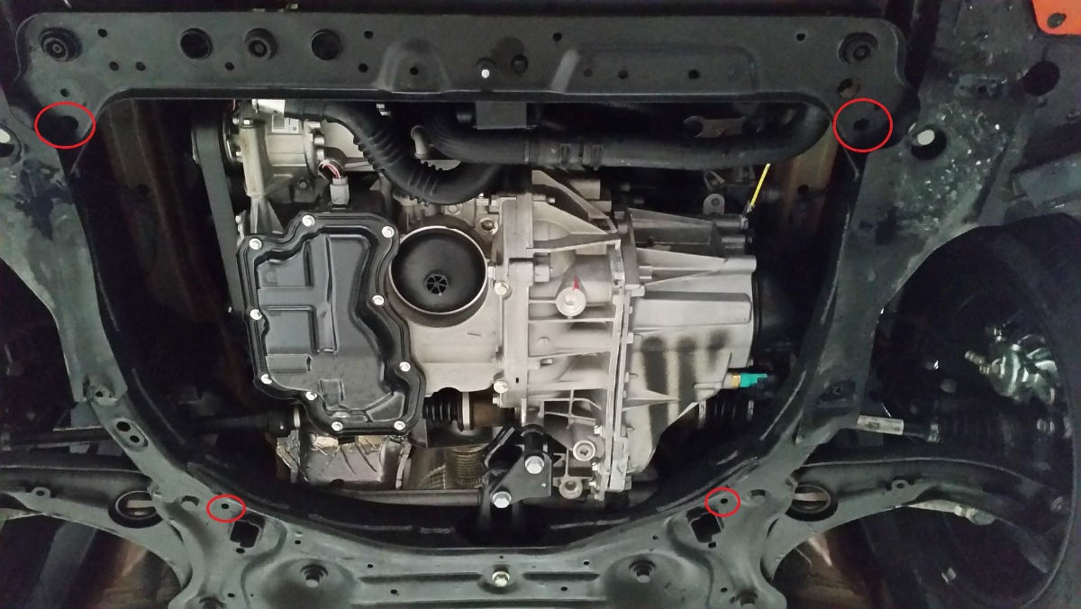 Ocelový kryt olejové vany pro Nissan Micra 2010 - 2016, všechny motory