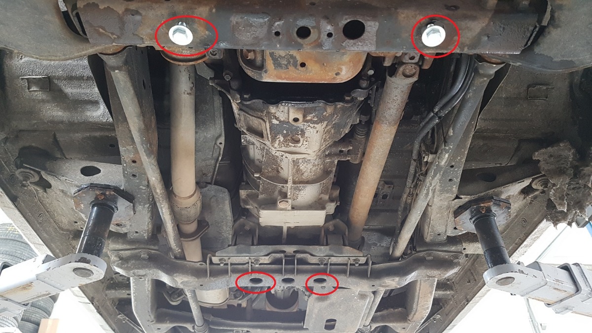 Ocelový kryt převodovky pro Mitsubishi Shogun 3 (V60, V70) 1999 - 2007, všechny motory