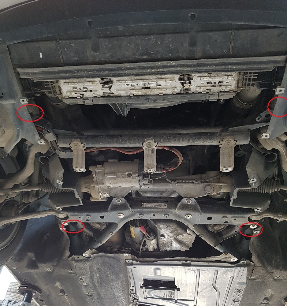 Ocelový kryt olejové vany pro BMW Seria 1 F20/F21 2011 - 2018, všechny motory