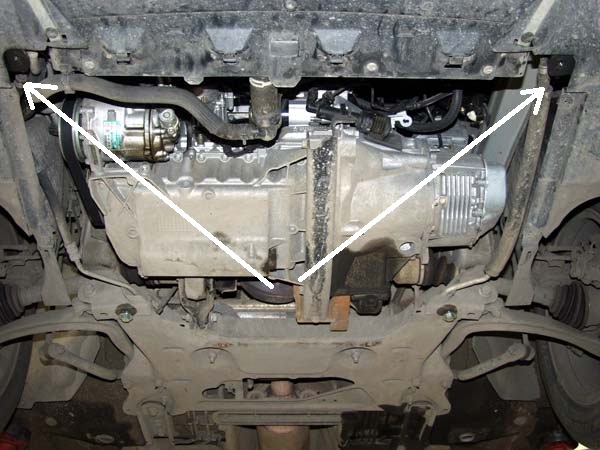 Ocelový kryt olejové vany pro Citroen C5 2004 - 2008, všechny motory