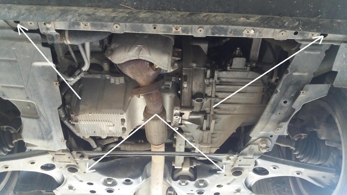 Ocelový kryt olejové vany pro Vauxhall Combo D 2010 - 2017, všechny motory